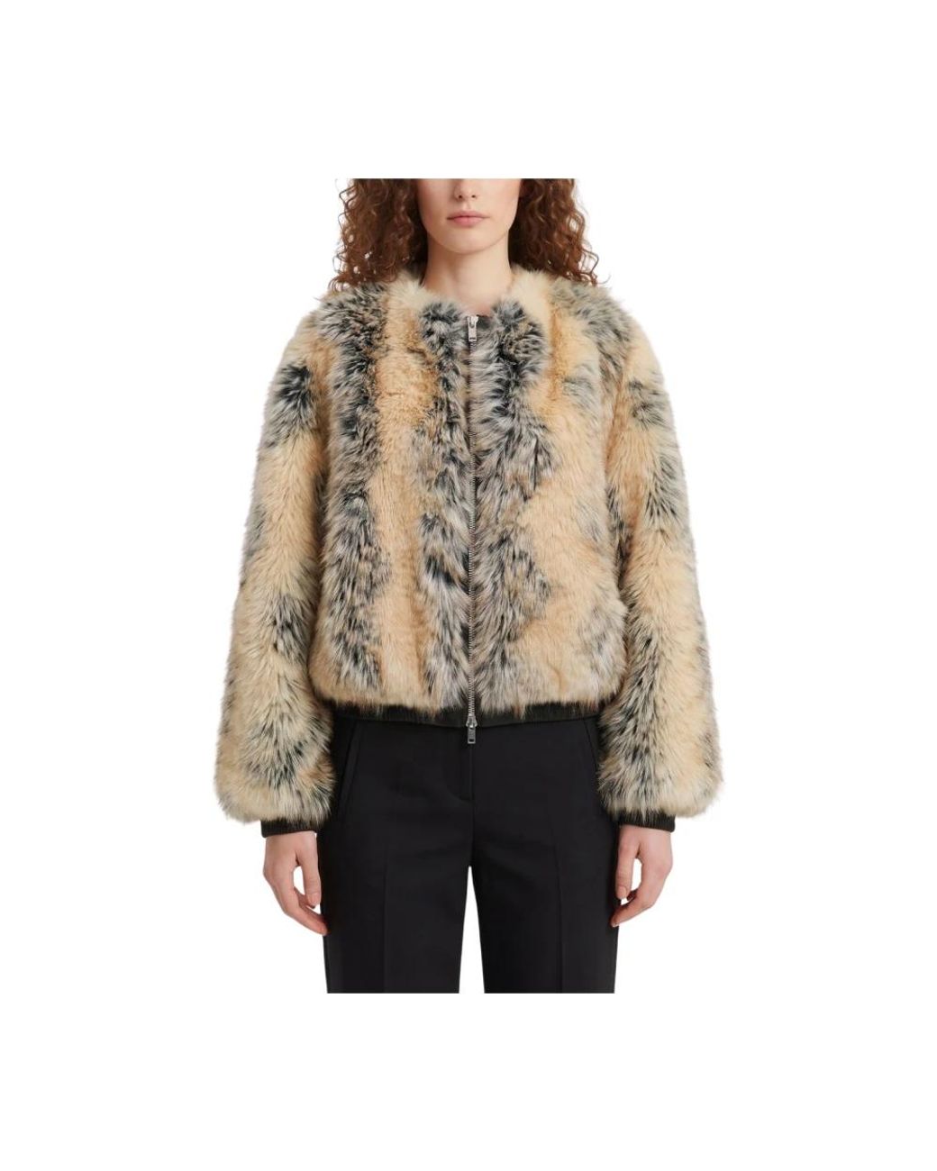 Frankie Shop Brown Faux Fur & Shearling Jackets