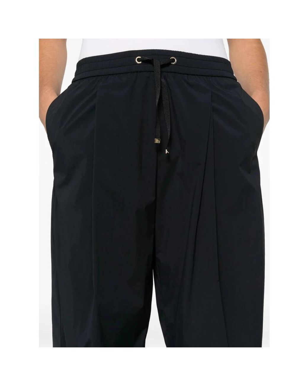 Cropped Trousers Herno en coloris Blue