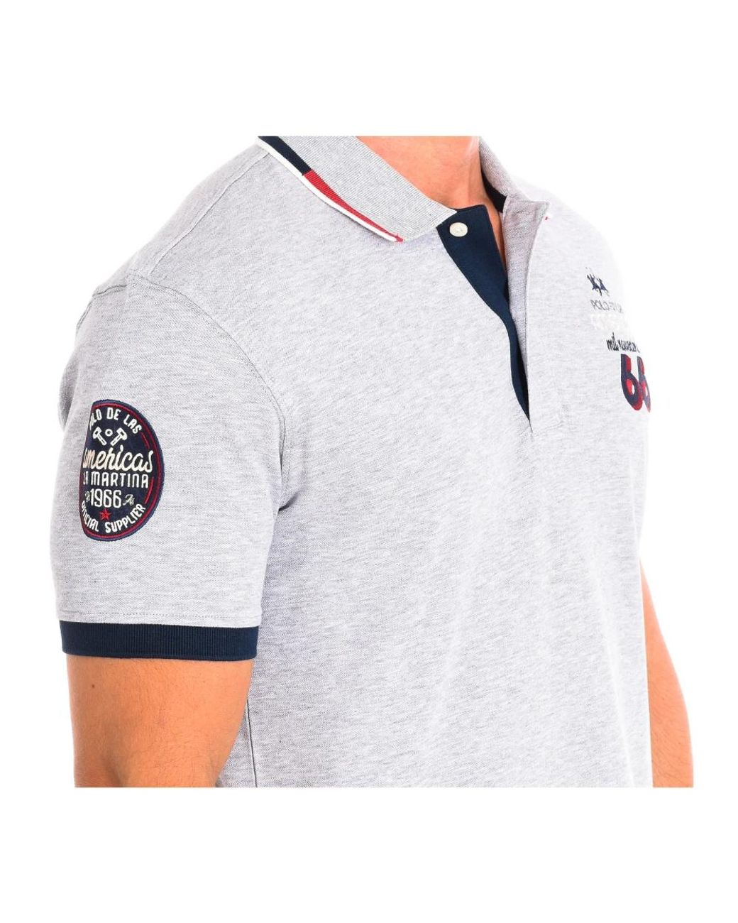 La Martina White Polo Shirts for men