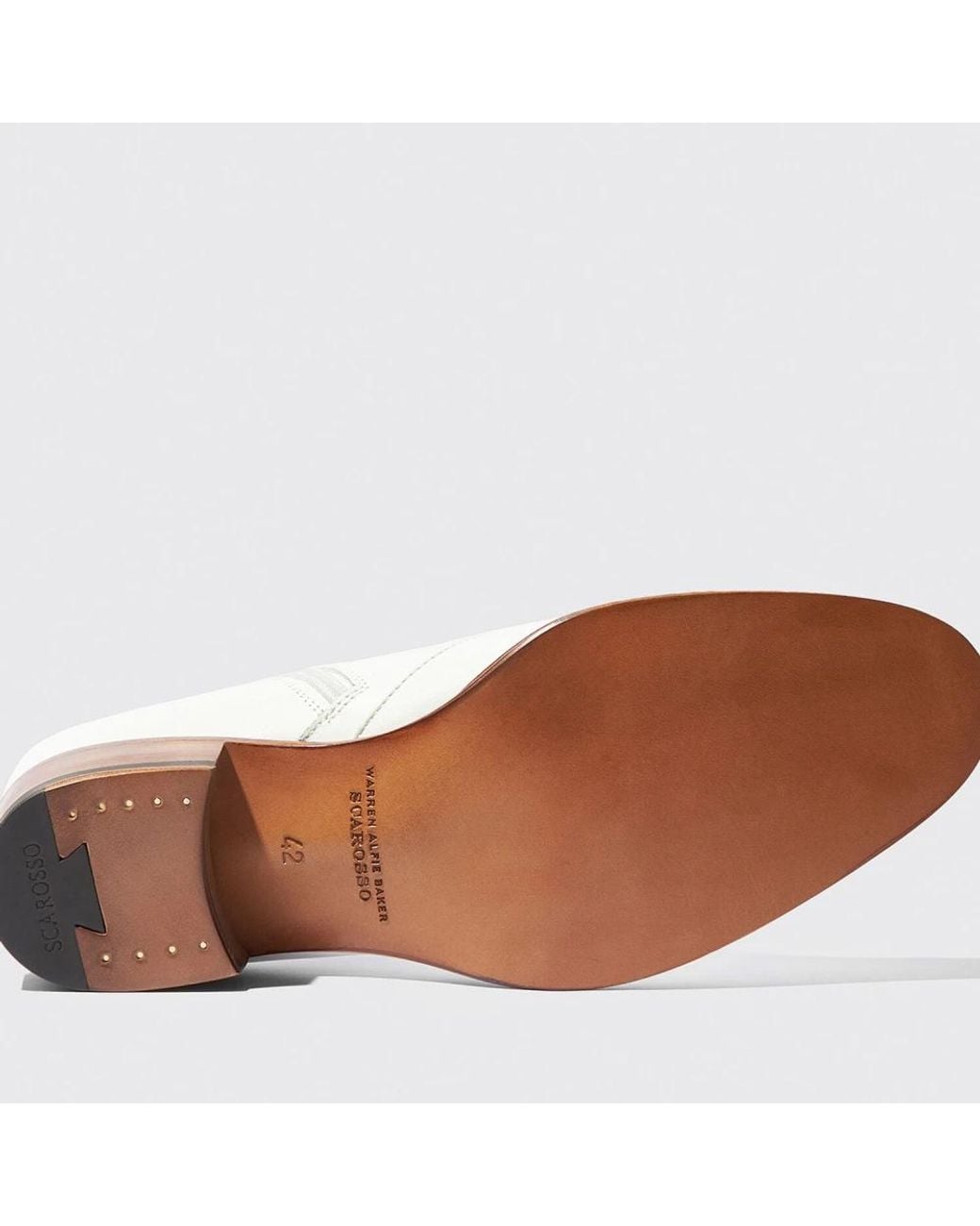 Scarosso White Warren Chelsea Boots for men