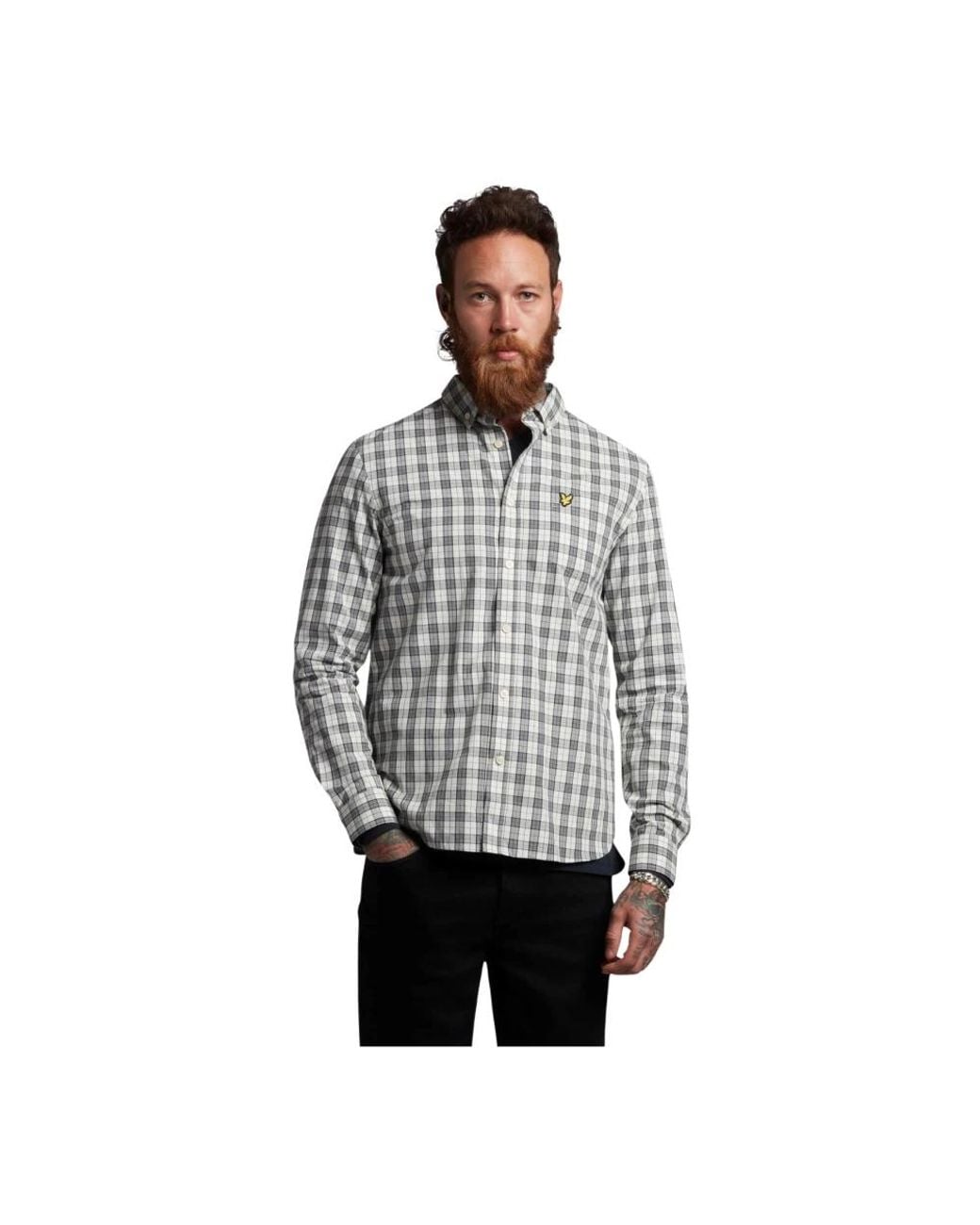 Lyle & Scott Gray Casual Shirts for men