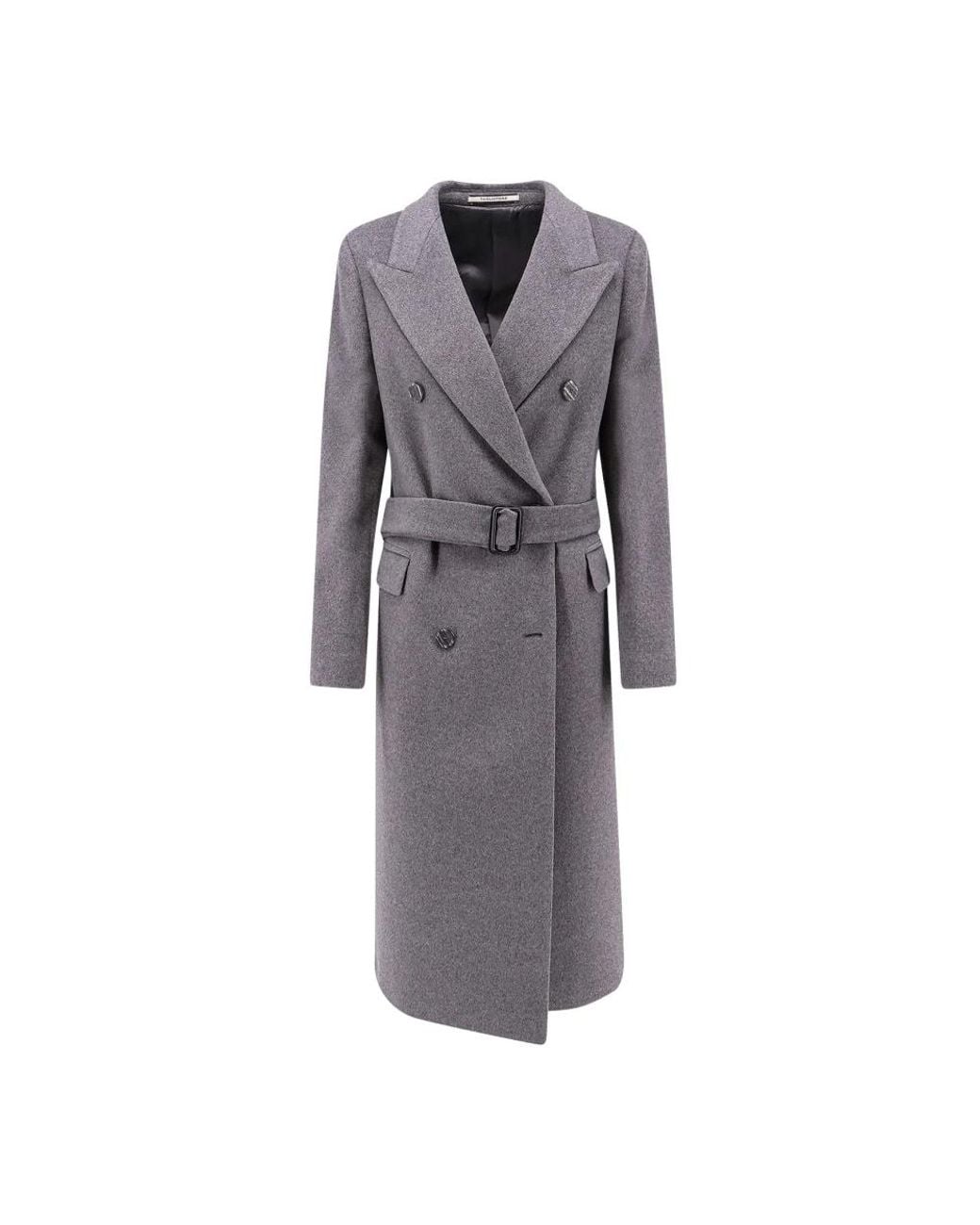 Tagliatore Gray Double-Breasted Coats