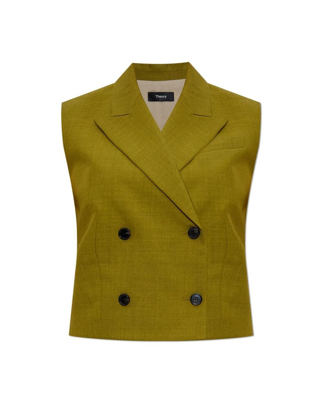 Theory Kostuums ,Groen ,Vest Met Zakken in het Green