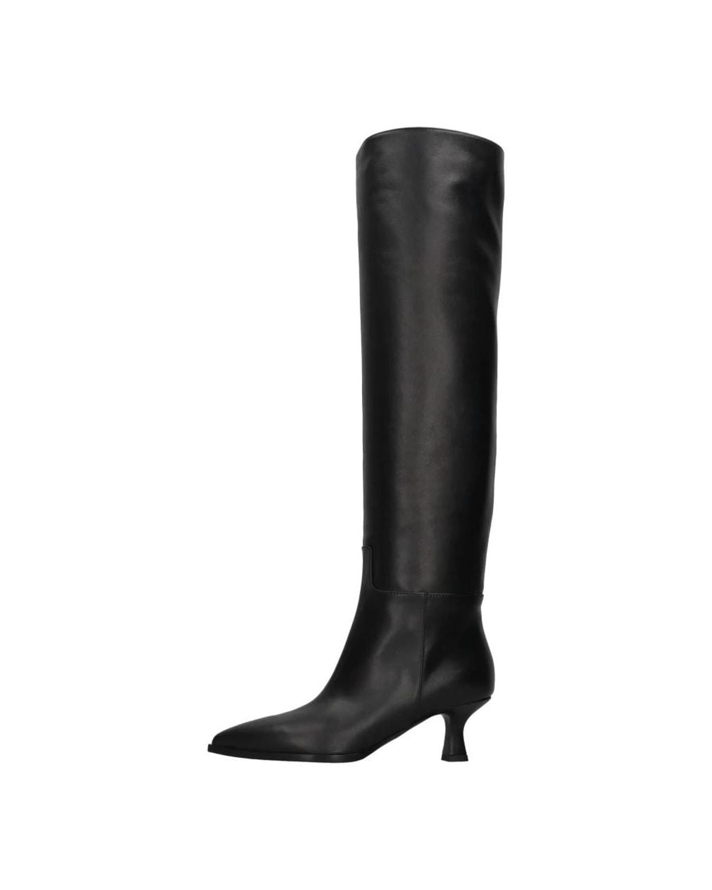 3Juin Black Heeled Boots