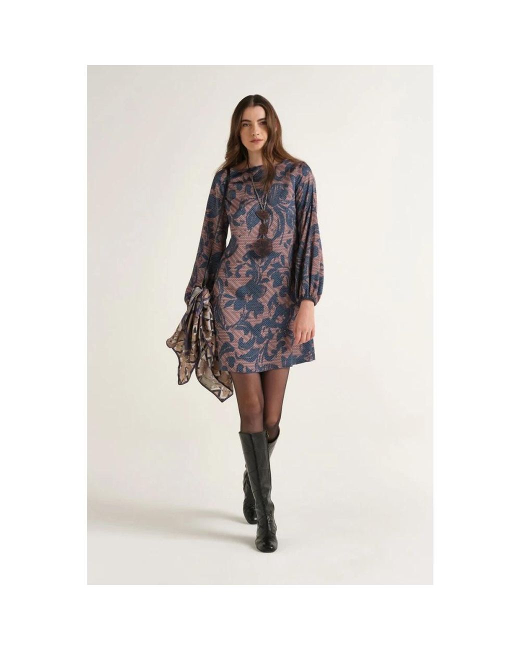 Maliparmi Multicolor Short Dresses