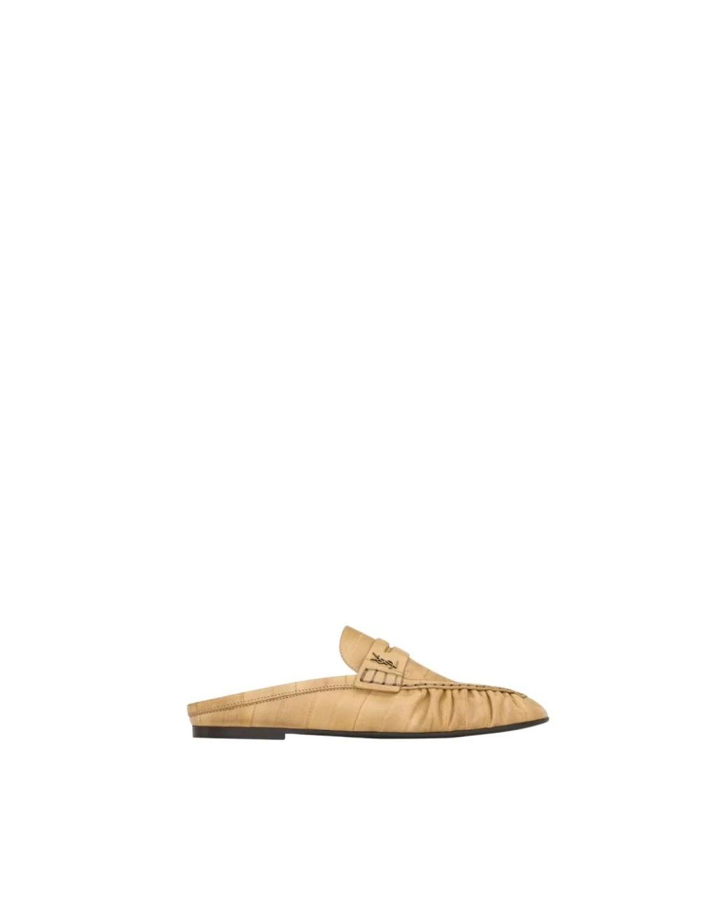 Saint Laurent Natural Mules