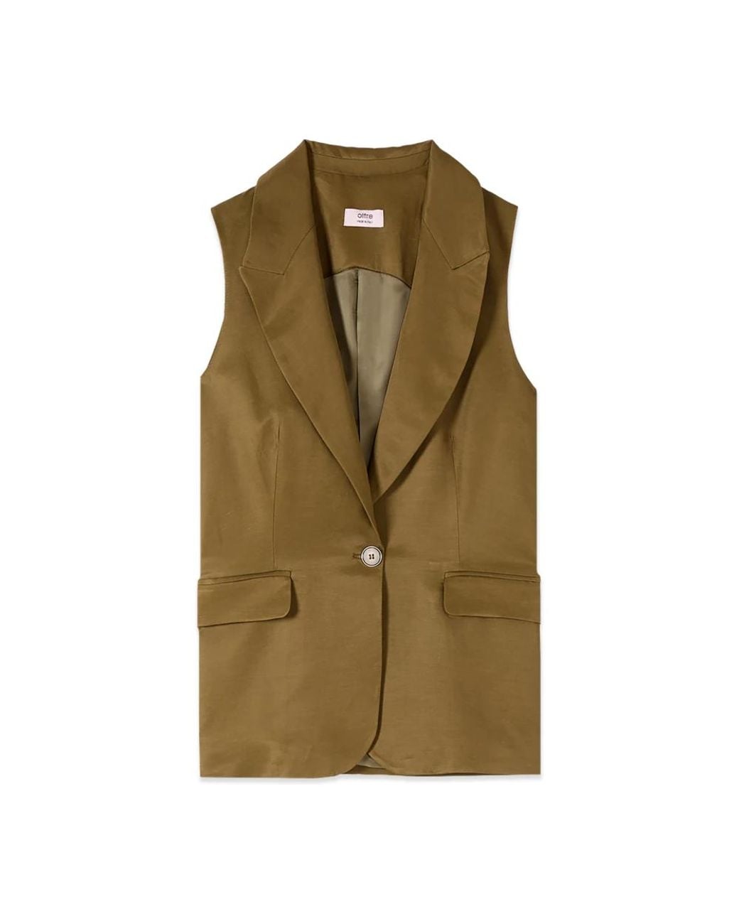 Suit Vests Oltre en coloris Green