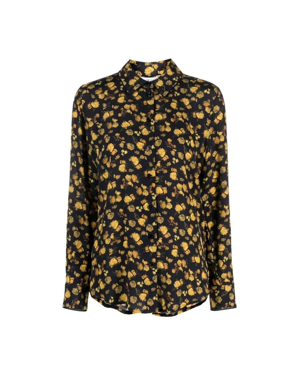 Tommy Hilfiger Overhemden ,Veelkleurig ,Regular Crepe Rose Shirt in het Green