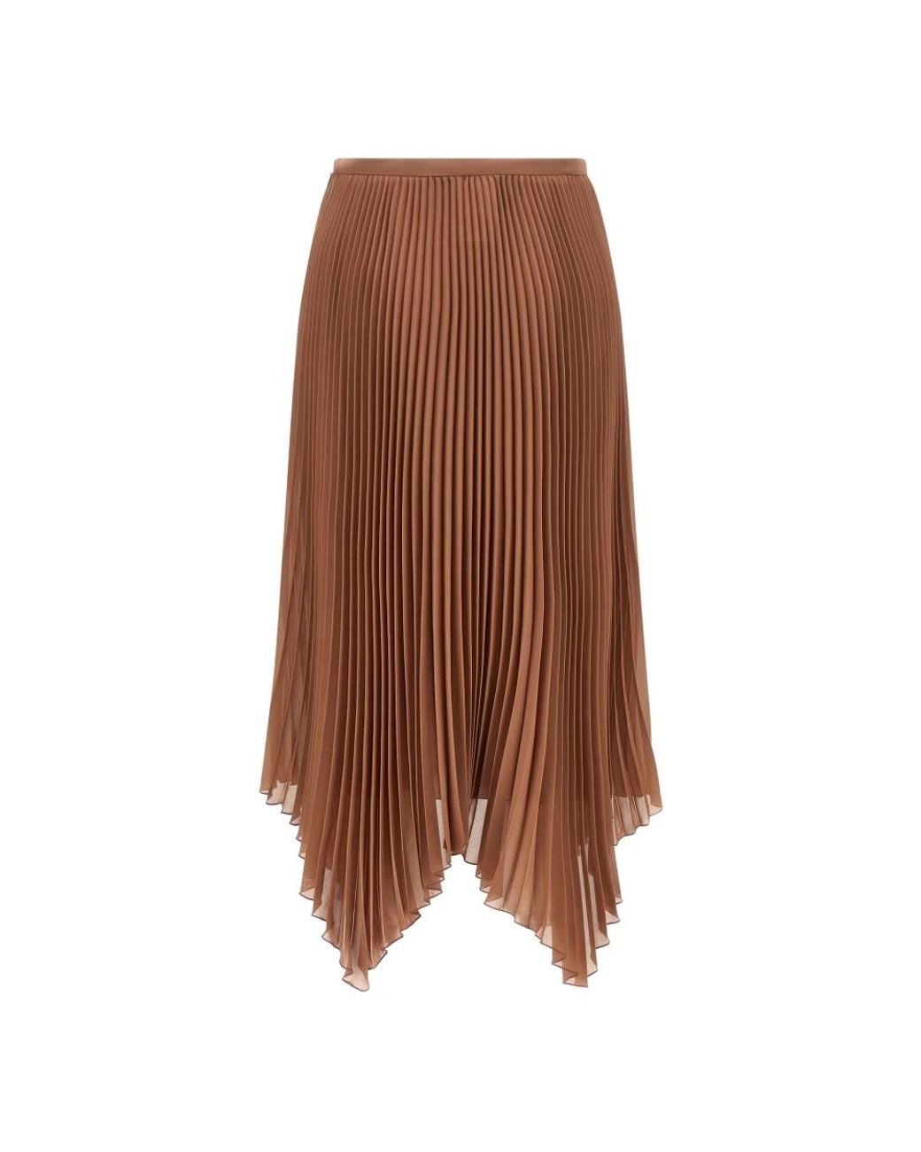 Valentino Garavani Brown Midi Skirts