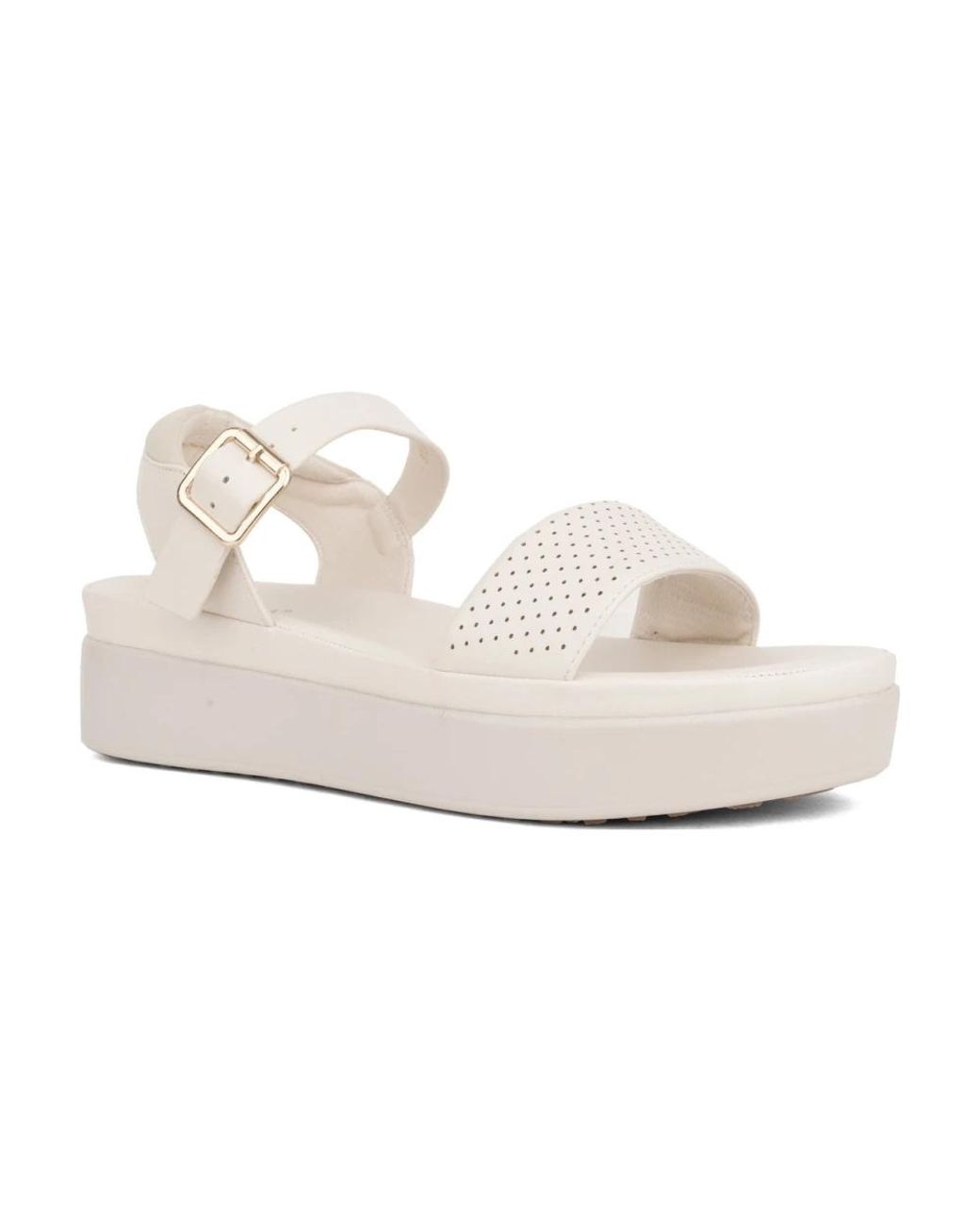 Stella York White Wedges