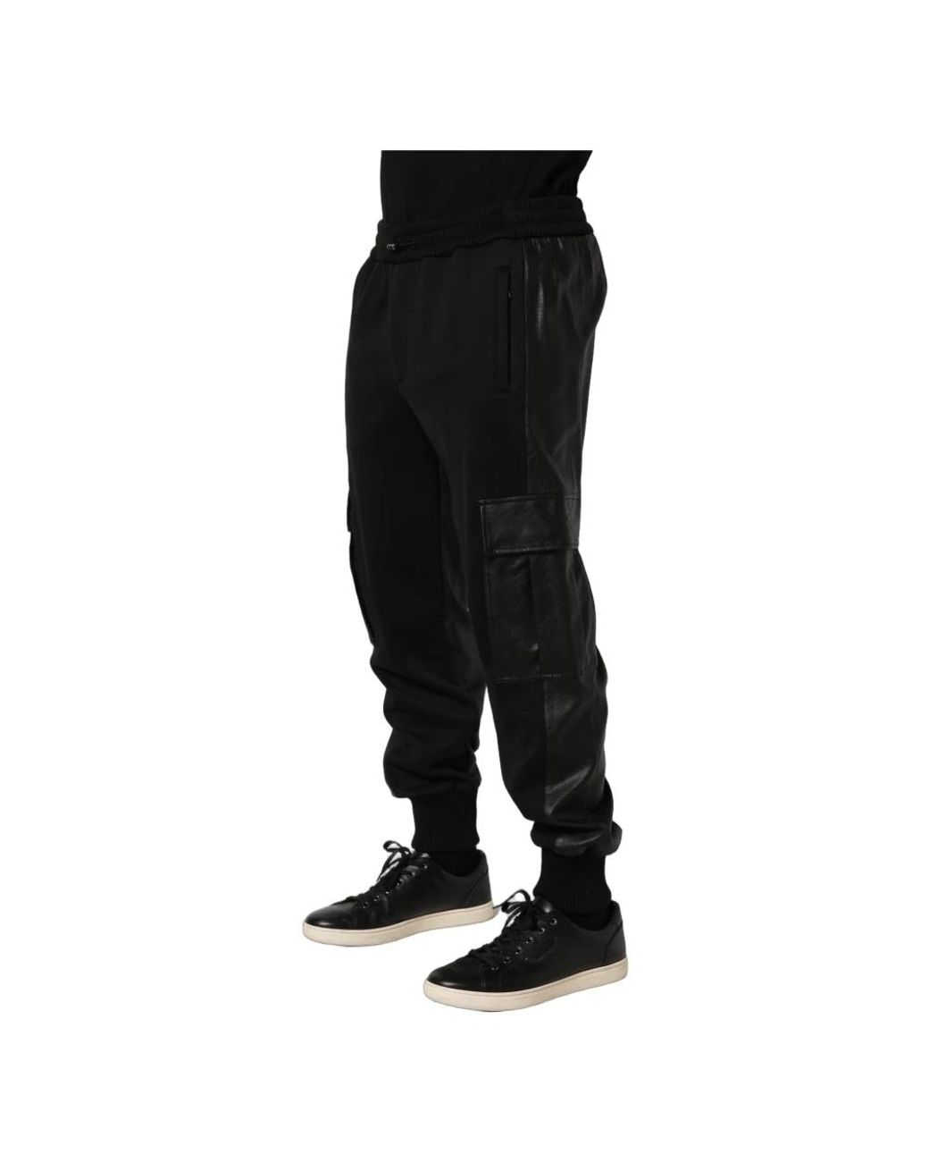 Dolce & Gabbana Black Sweatpants for men