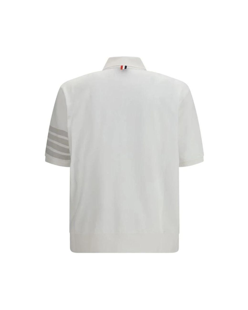 Thom Browne White Polo Shirts for men
