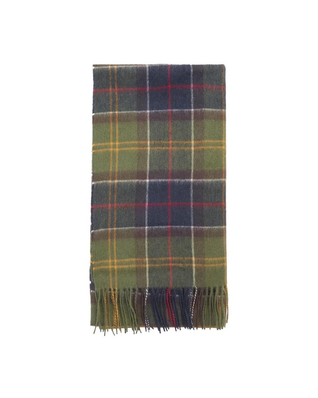 Barbour Accessoires ,Veelkleurig ,Wol Braden Tartan Scarf in het Gray voor heren