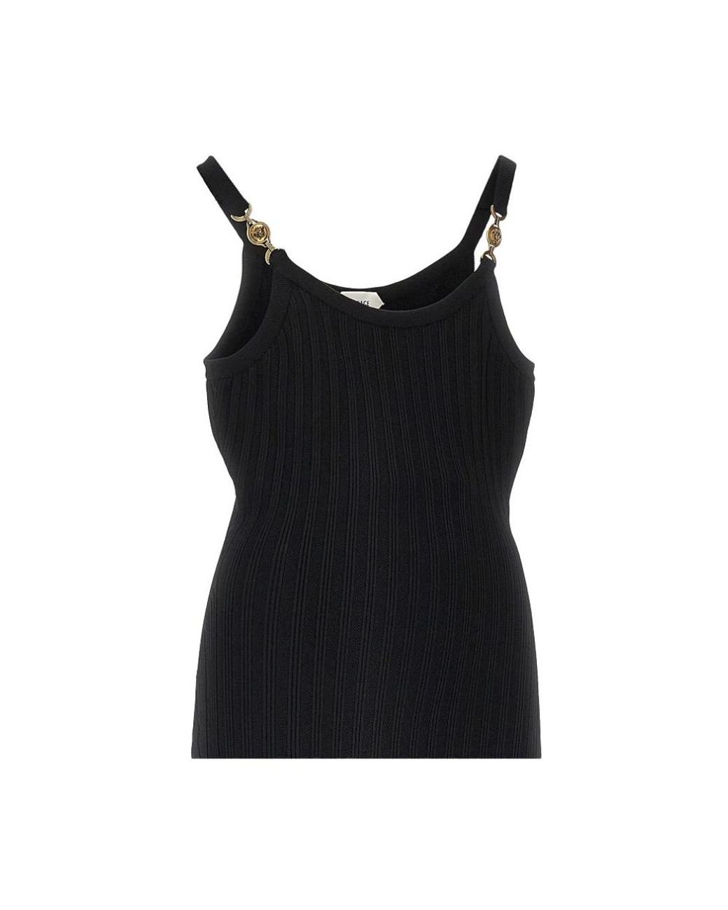 Knitted Dresses Versace en coloris Black