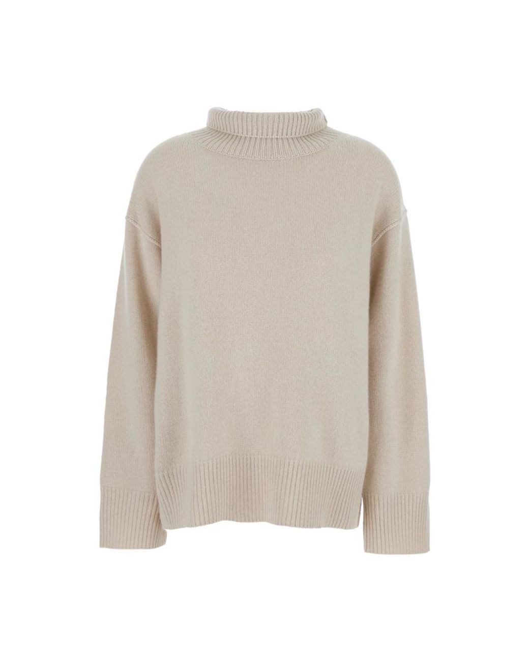 Soft Goat Gray Cashmere Knitwear