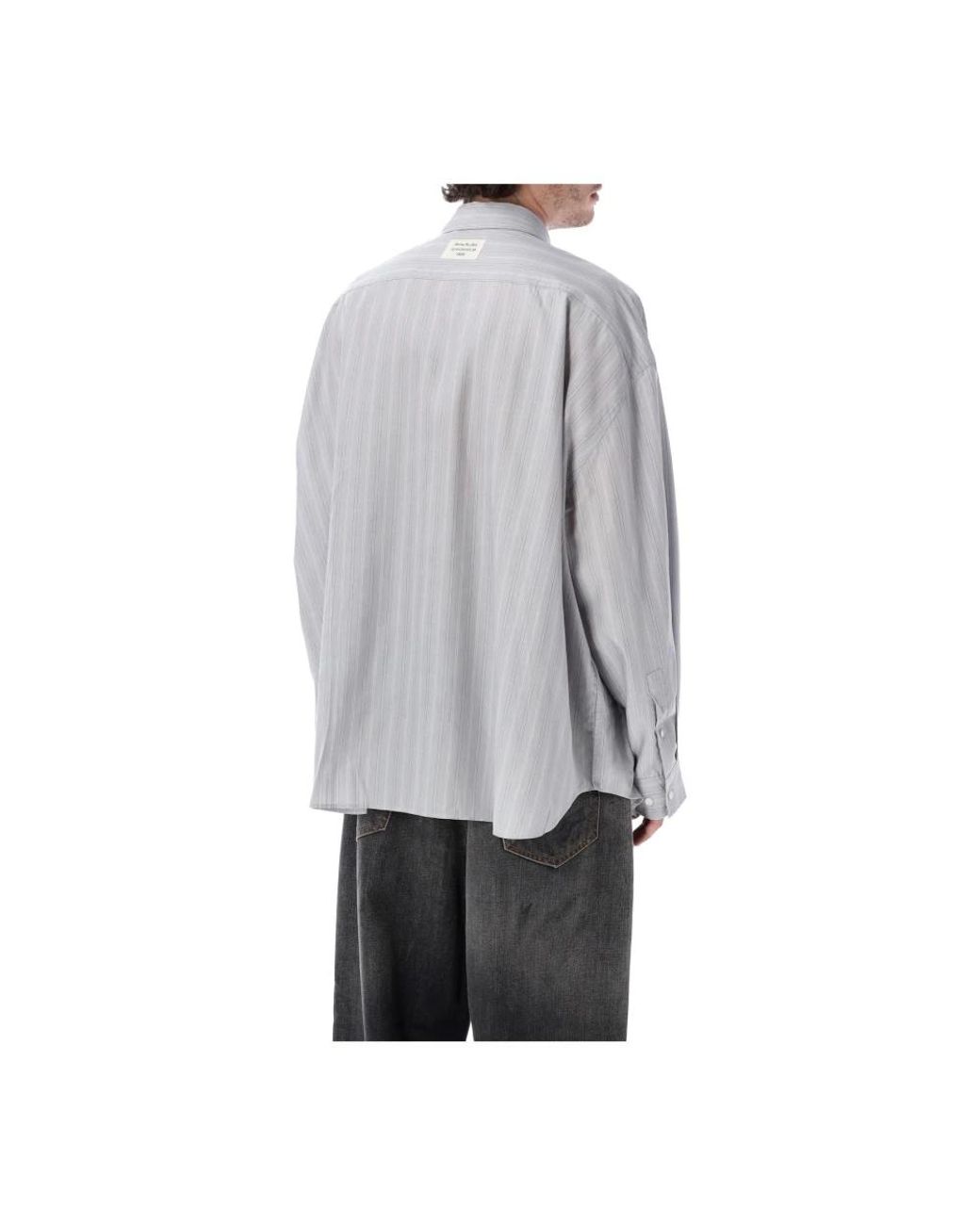 Acne Gray Casual Shirts for men