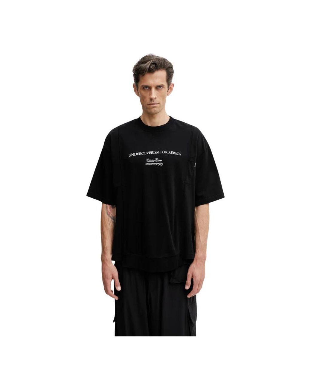 Undercover Ism For Rebels T-Shirt in het Black voor heren
