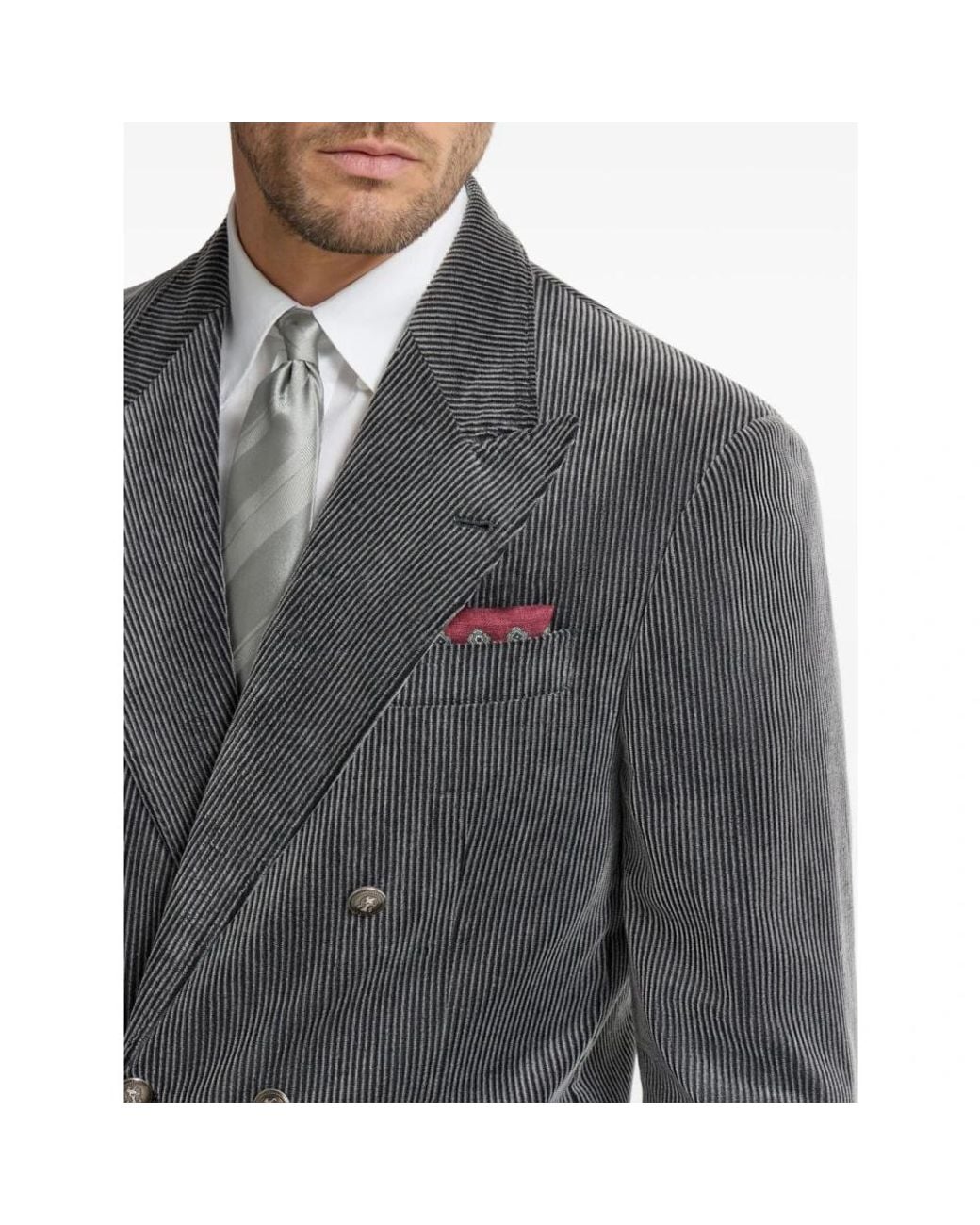 Brunello Cucinelli Purple Handkerchiefs for men