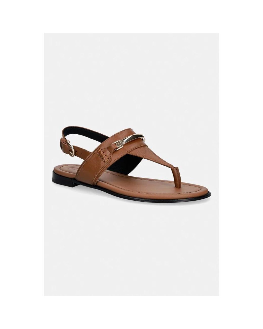 Flat Sandals Furla de color Brown