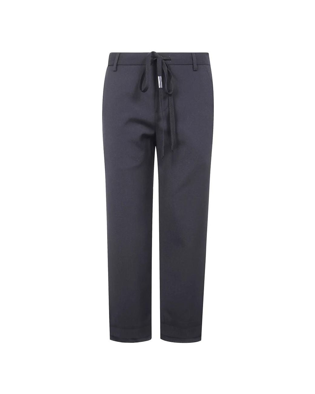 Ann Demeulemeester Blue Slim-Fit Trousers