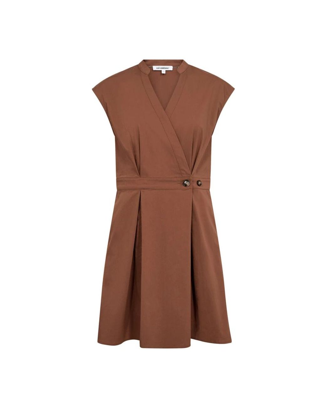 Wrap Dresses co'couture en coloris Brown