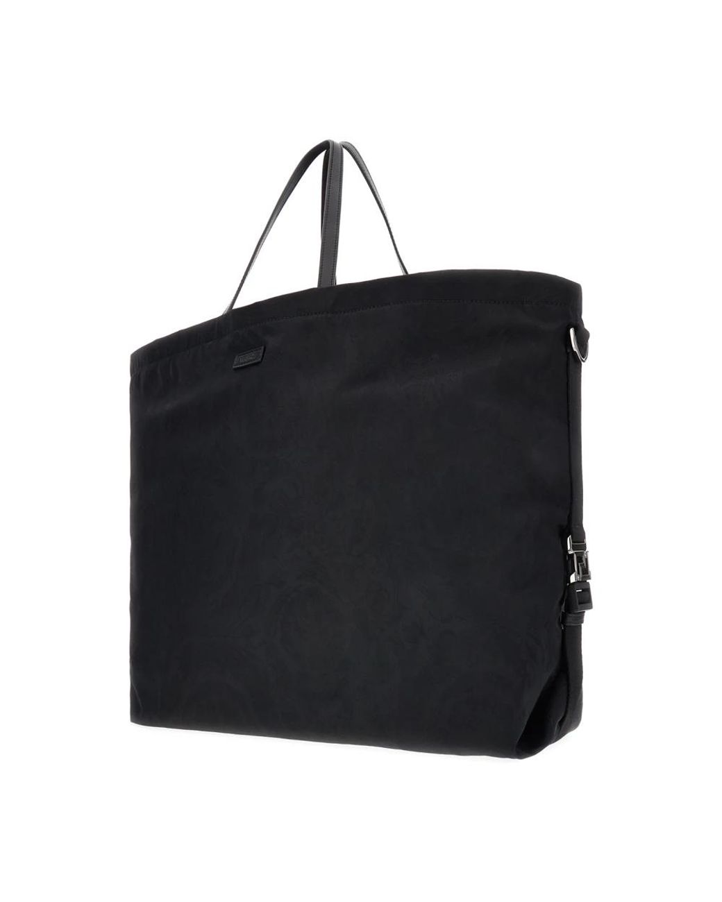 Versace Black Shopping Bags for men