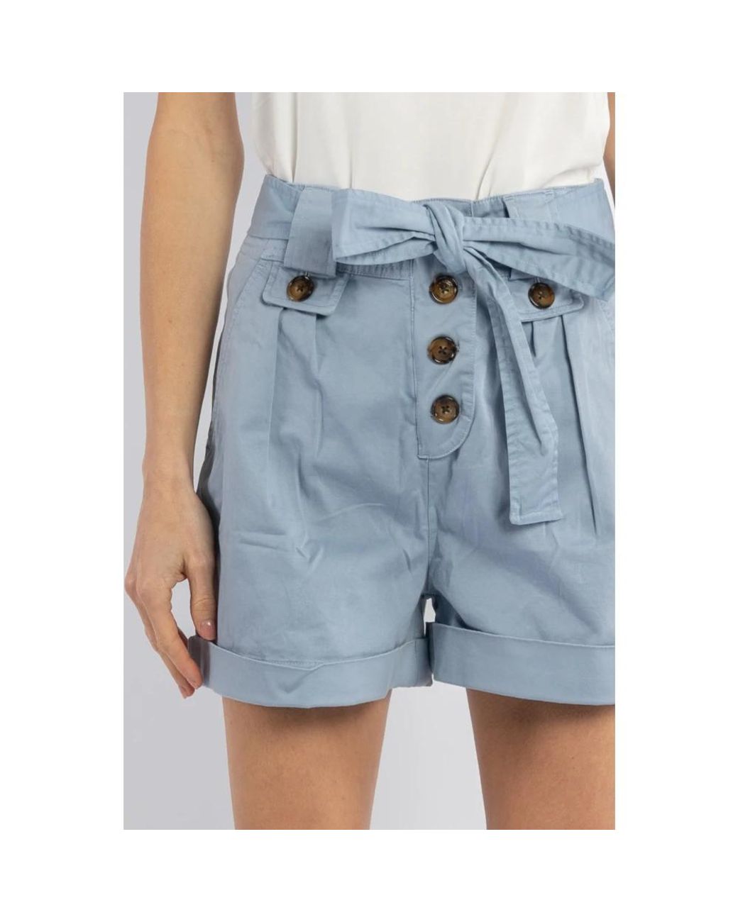 Woolrich Blue Short Shorts