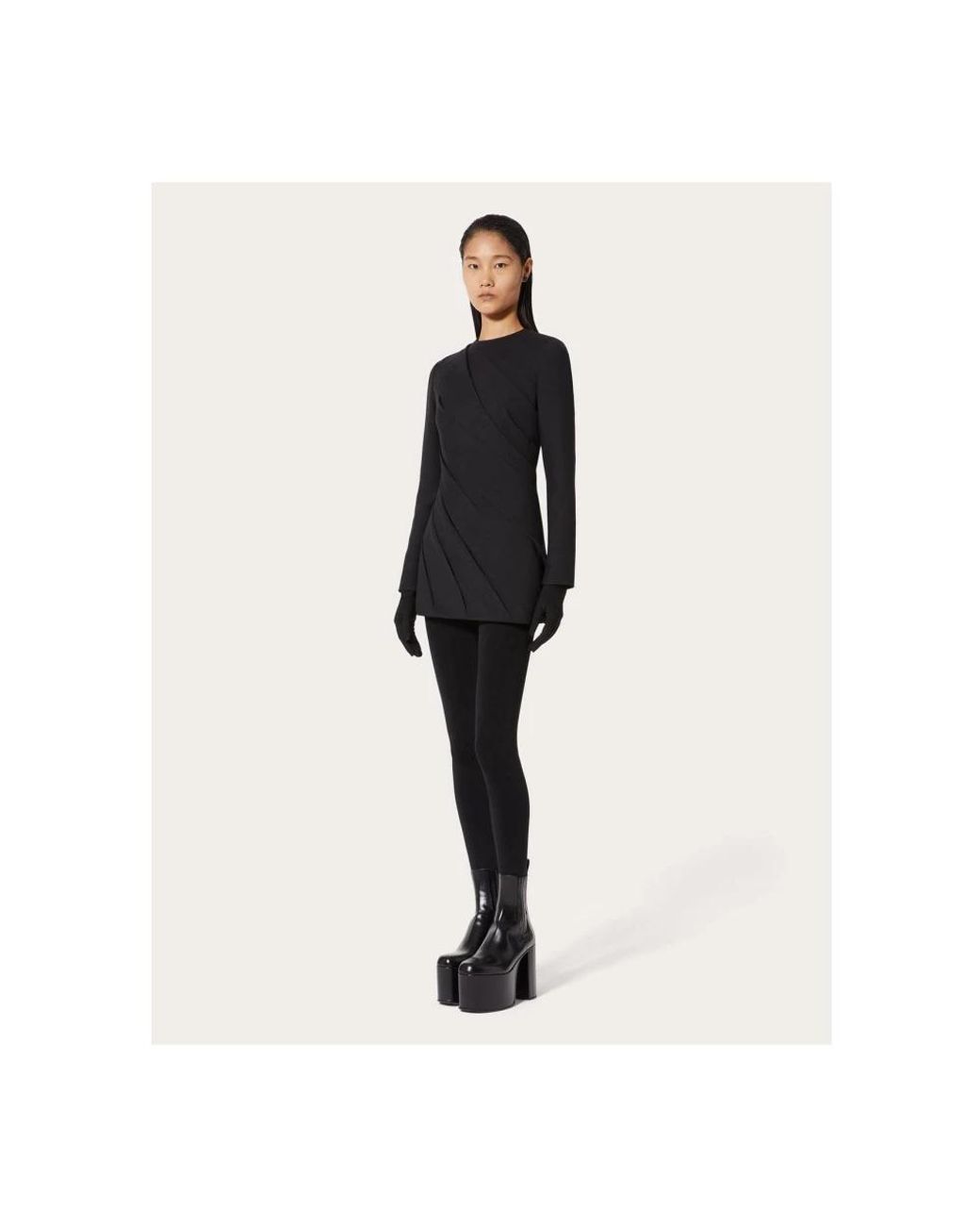 Valentino Black Blouses