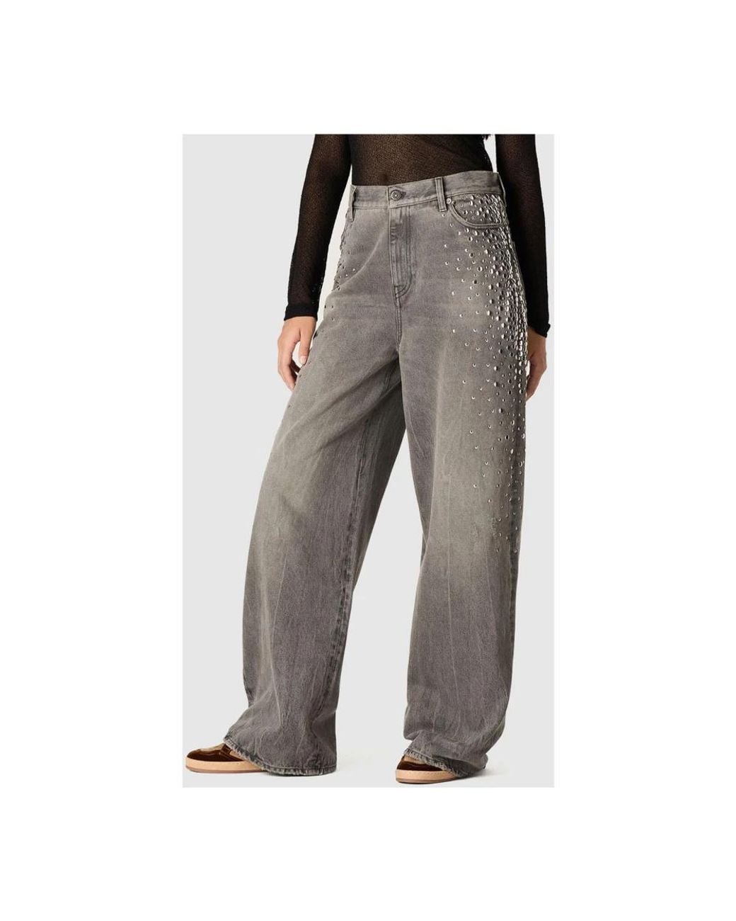 Golden Goose Deluxe Brand Gray Loose Fit Jeans