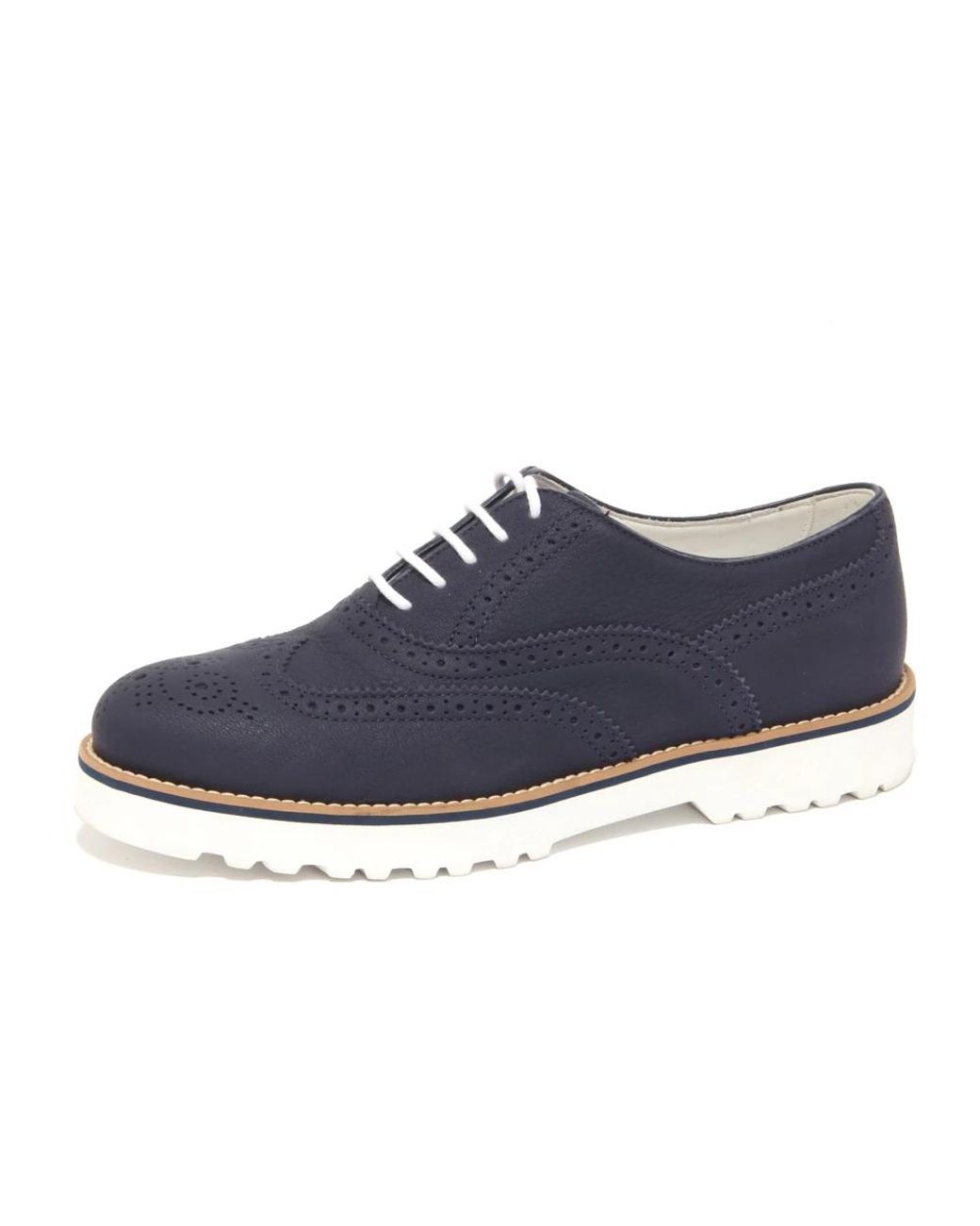Hogan Blue Laced Shoes