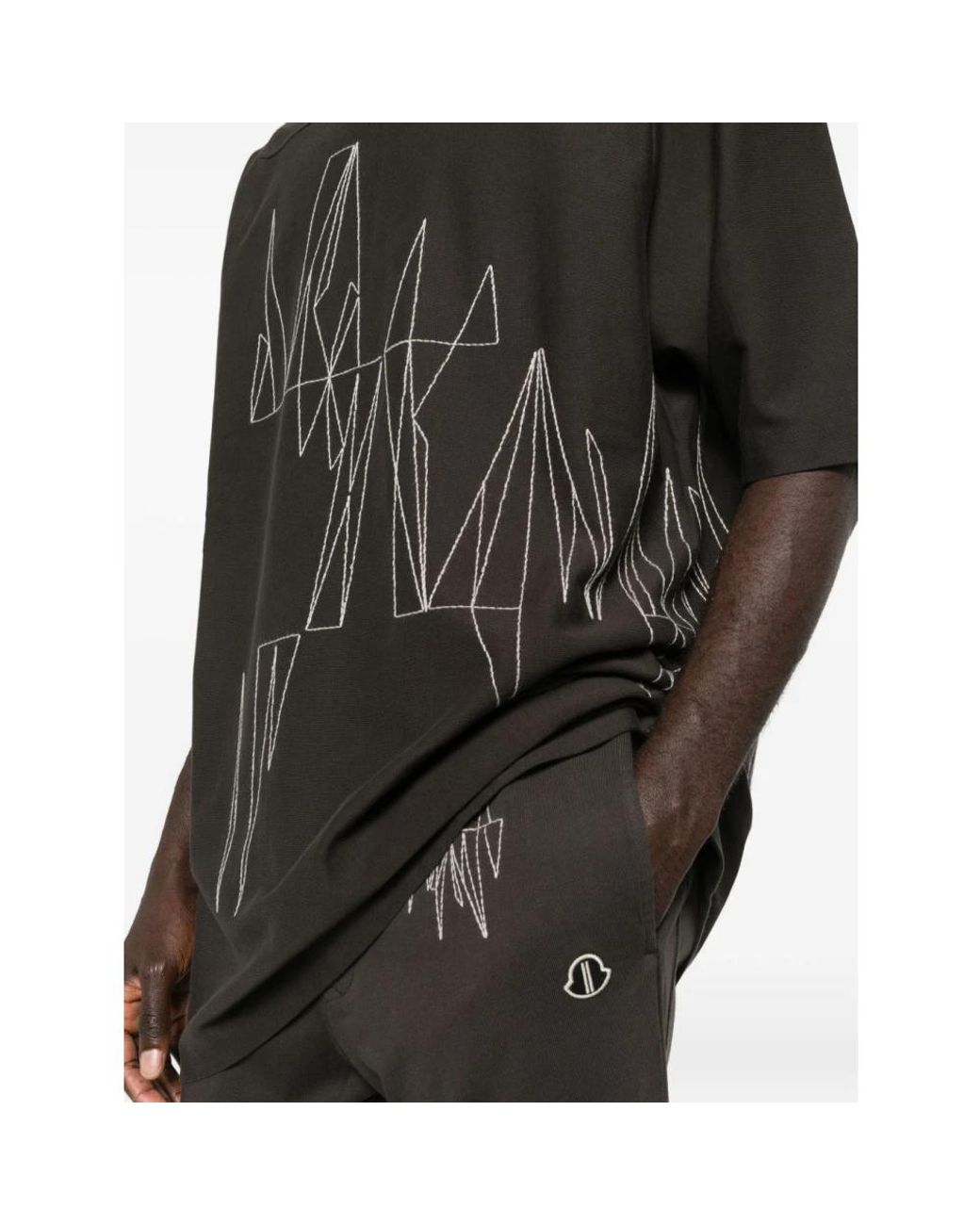 Moncler Black T-Shirts for men
