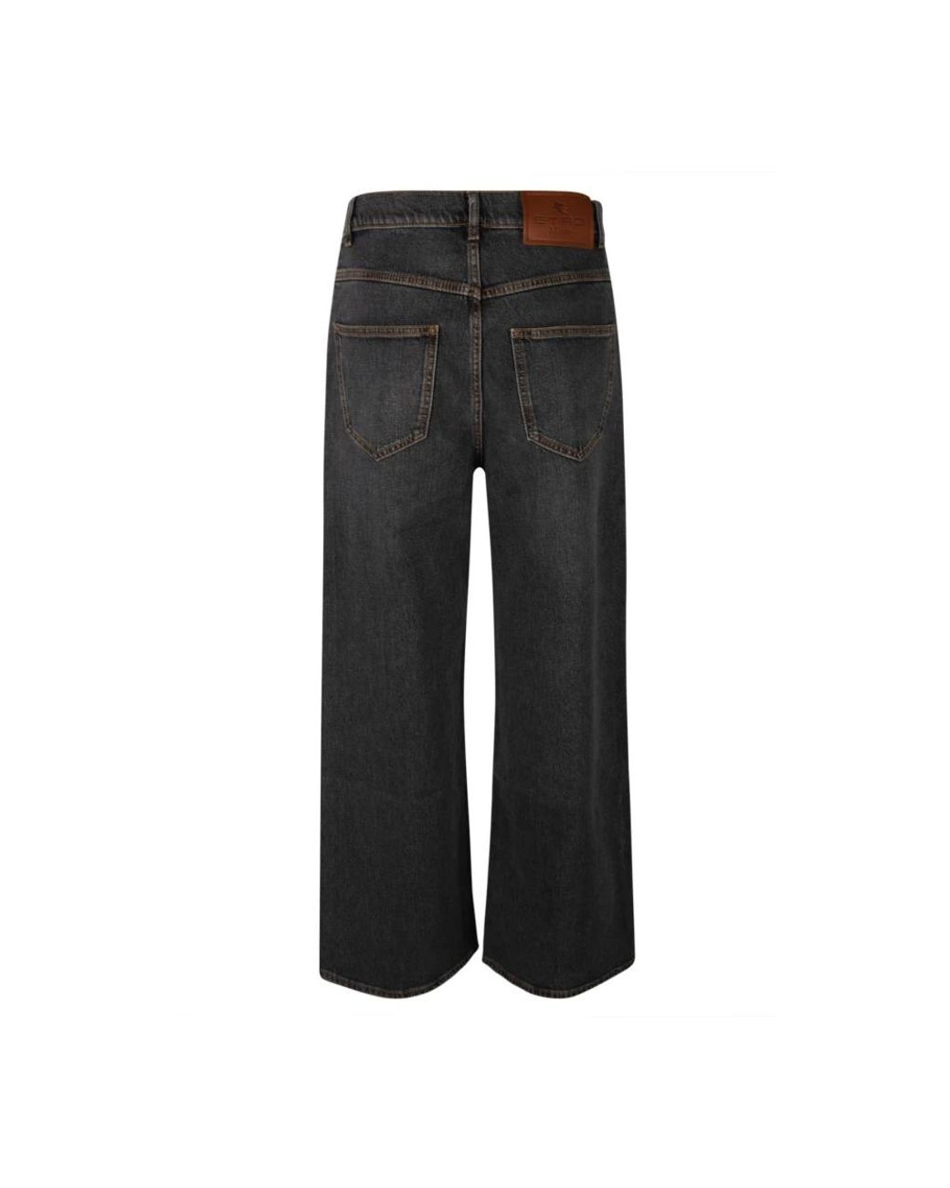 Etro Gray Cropped Jeans