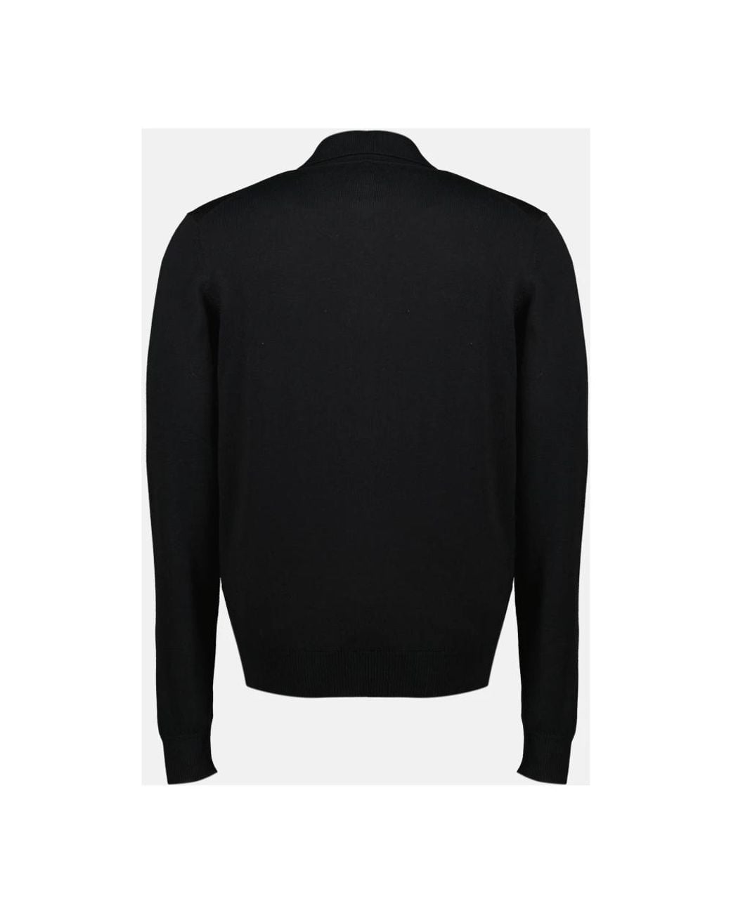 Fendi Black Round-Neck Knitwear for men