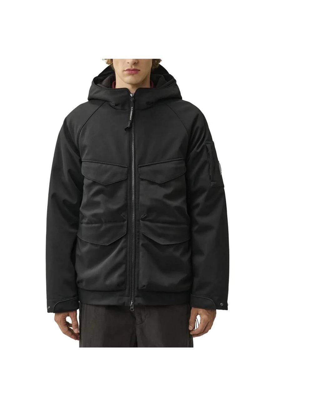 C P Company Black Light Jackets for men