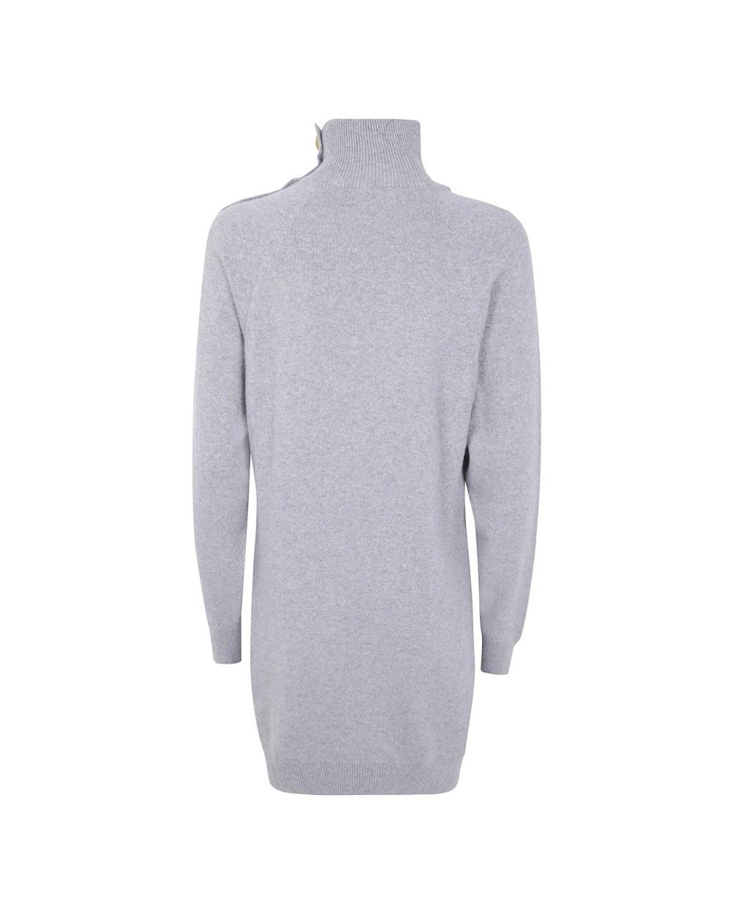 Balmain Blue Knitted Dresses