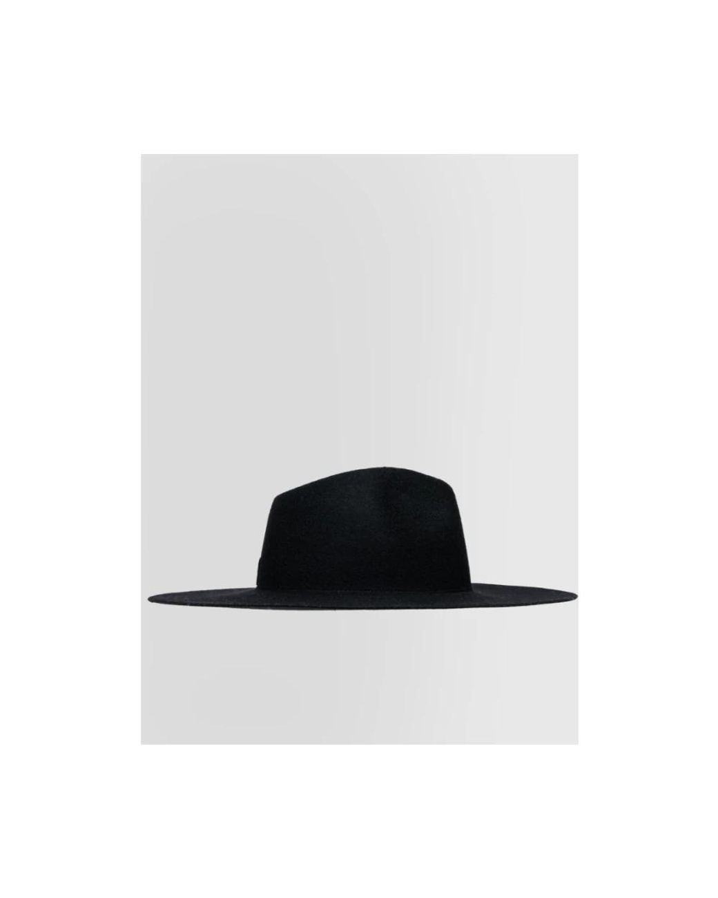 Alpha Studio Black Cappello Fedora