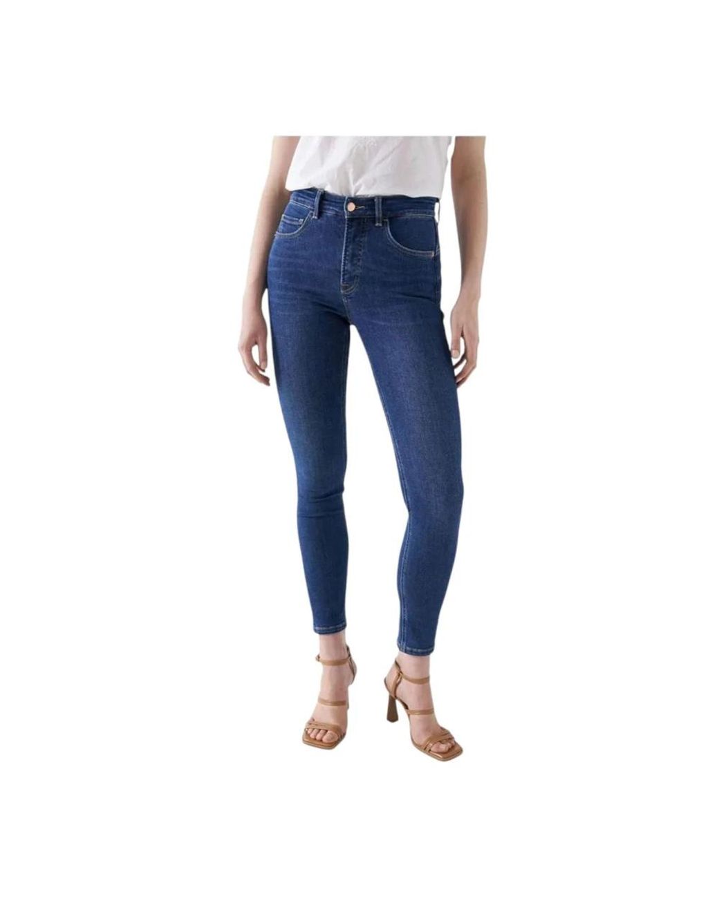 Salsa Jeans Blue Skinny Fit Jeans