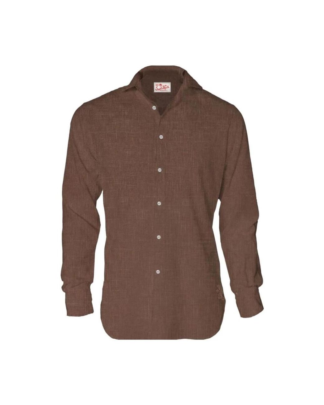 Mc2 Saint Barth Brown Casual Shirts for men