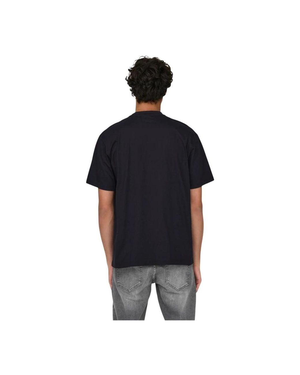 Only & Sons Black T-Shirts for men