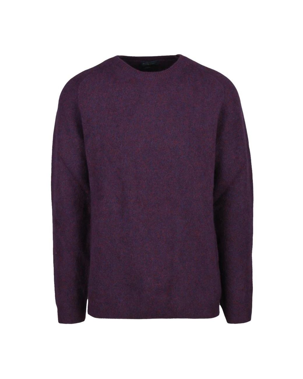 Daniele Fiesoli Purple Round-Neck Knitwear for men