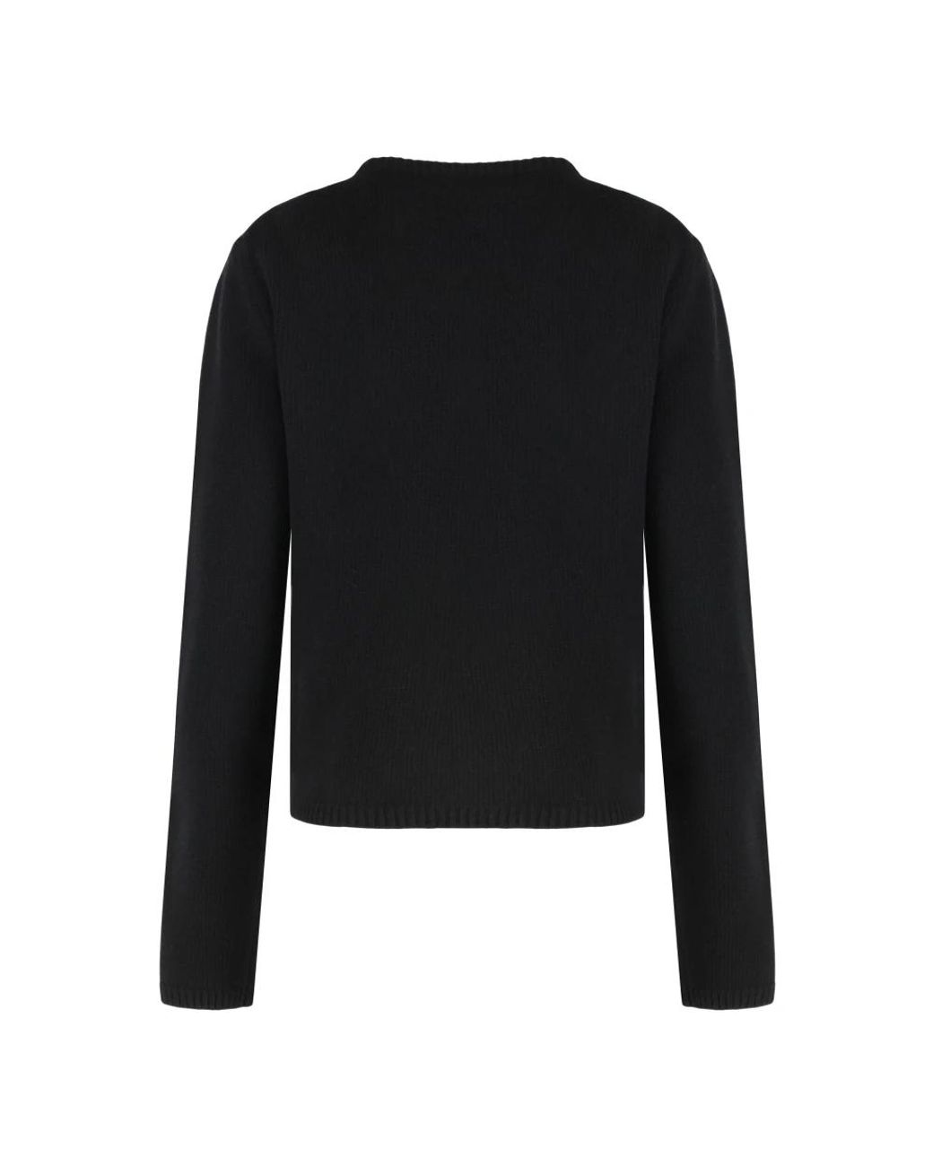 Moncler Black Round-Neck Knitwear