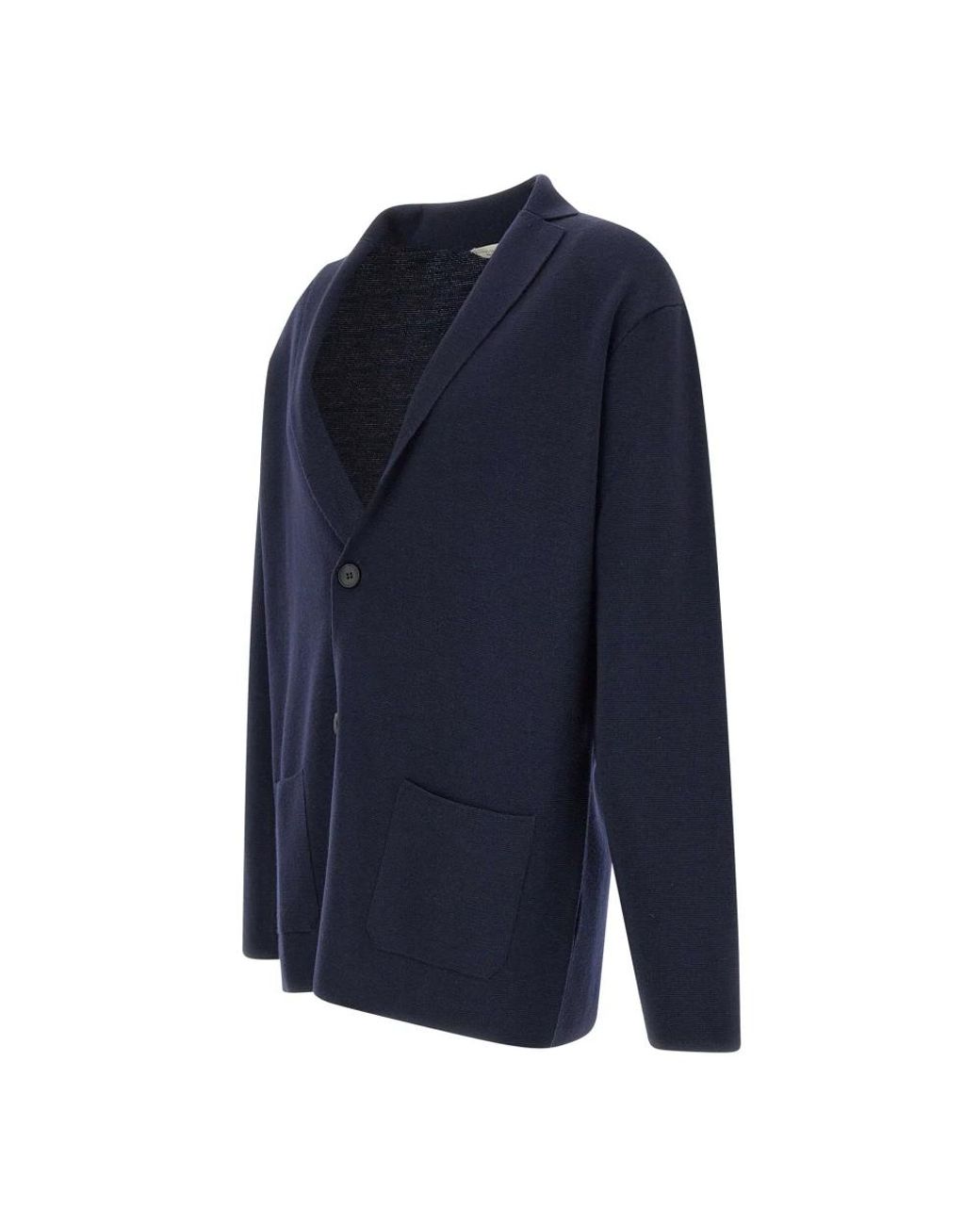 FILIPPO DE LAURENTIIS Blue Cardigans for men
