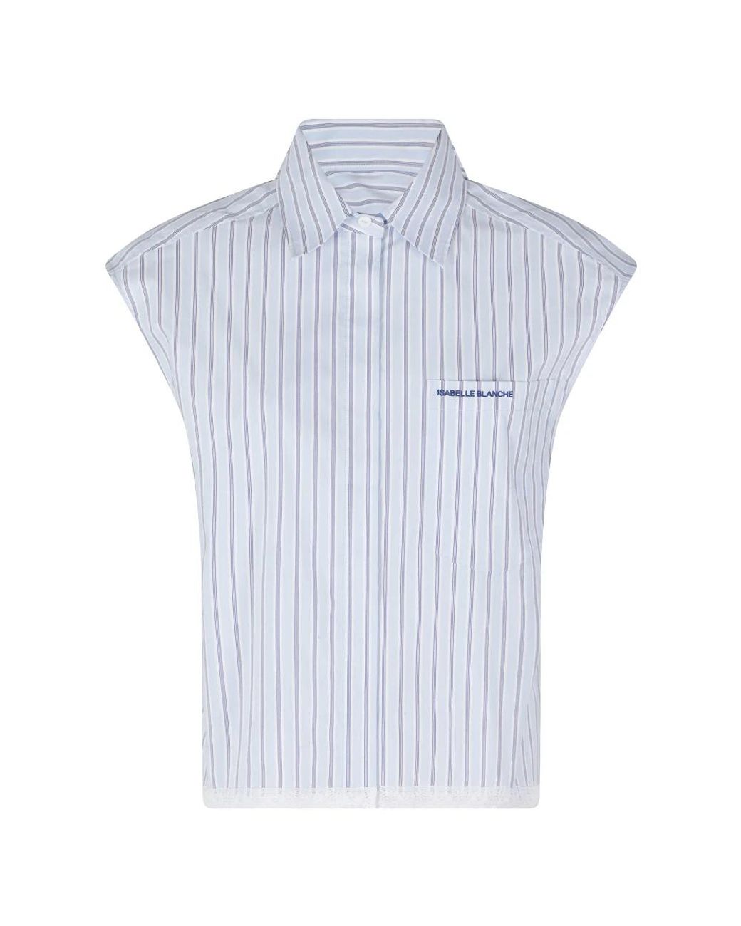 Shirts Isabelle Blanche en coloris Blue