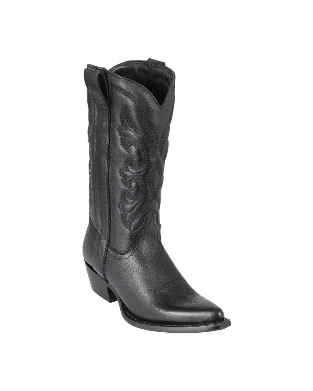 Ash Black Cowboy & Biker Boots