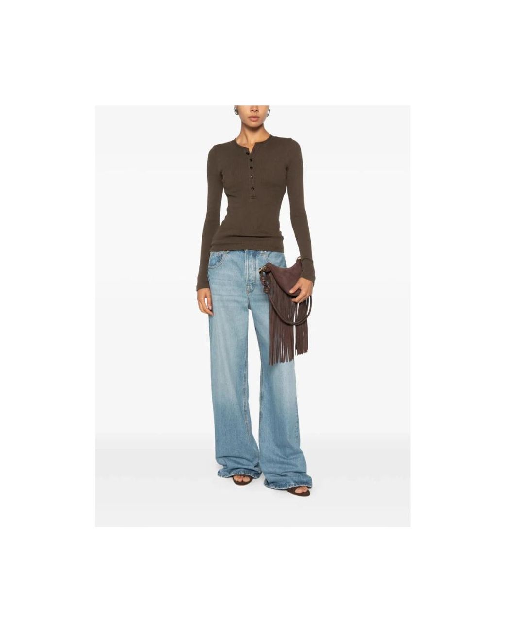Citizens of Humanity Brown Round-Neck Knitwear