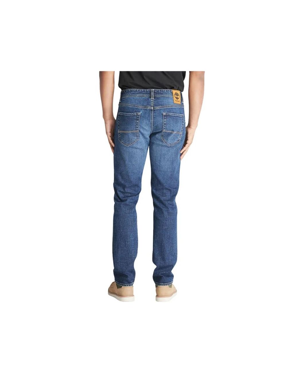 Timberland Blue Slim Fit Jeans for men