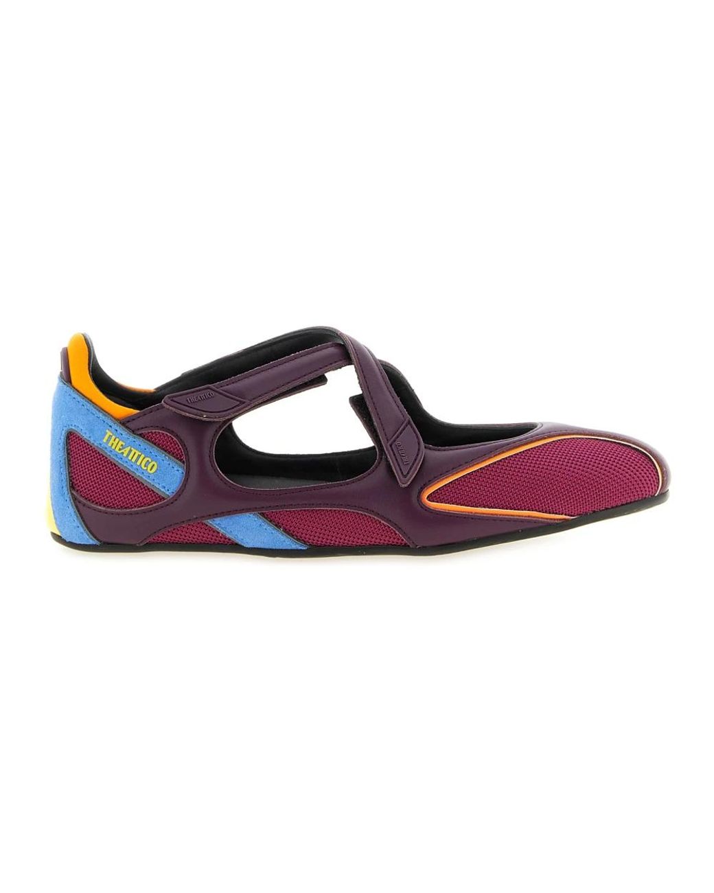 The Attico Purple Ballerina Shoes