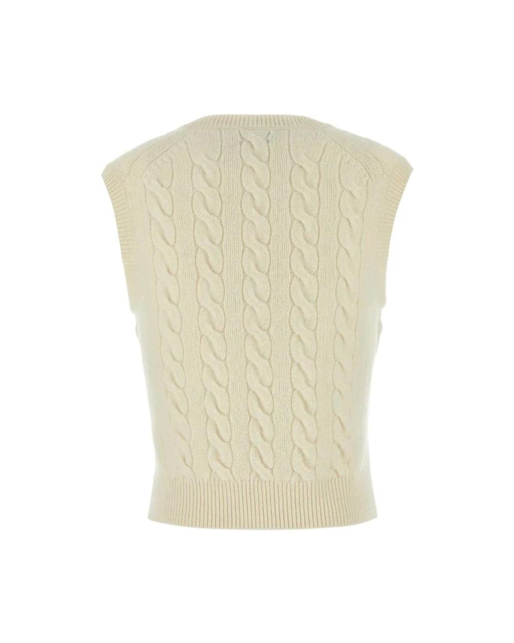 Ralph Lauren Natural V-Neck Knitwear
