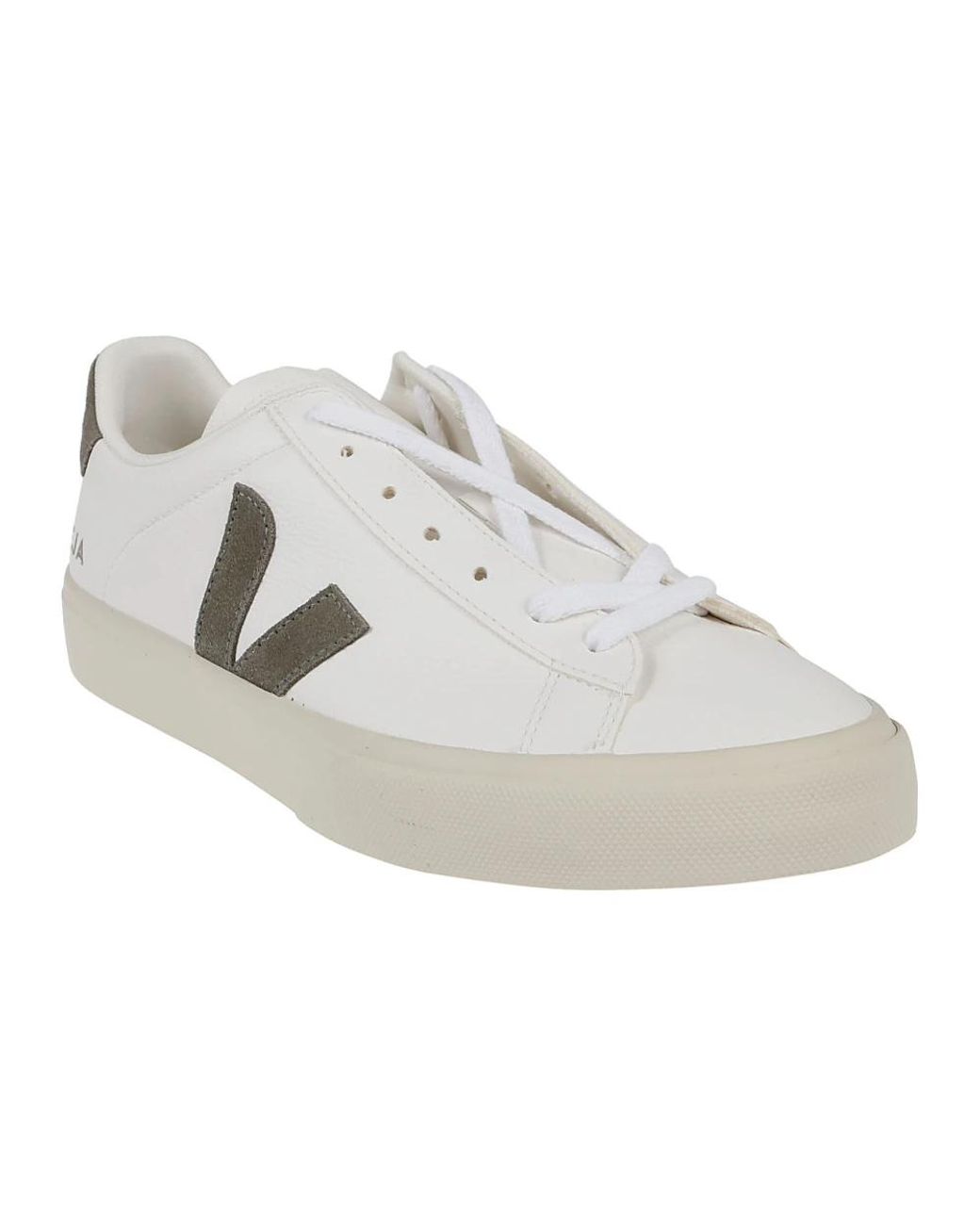 Veja Campo Chromefree Leder extra weiß khaki in White für Herren