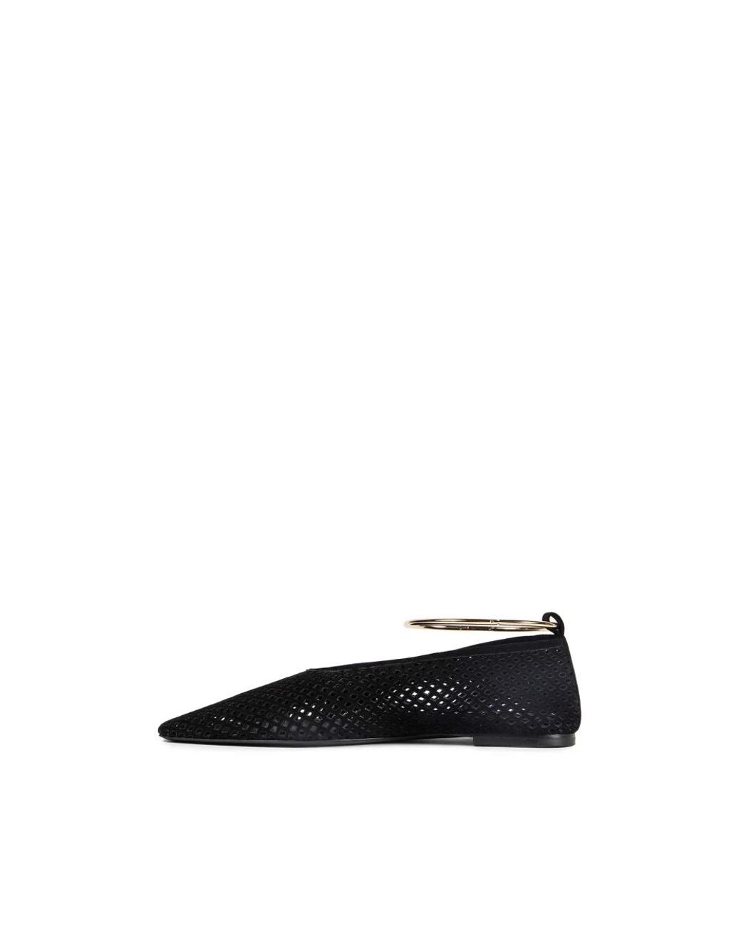 Jil Sander Black Ballerinas